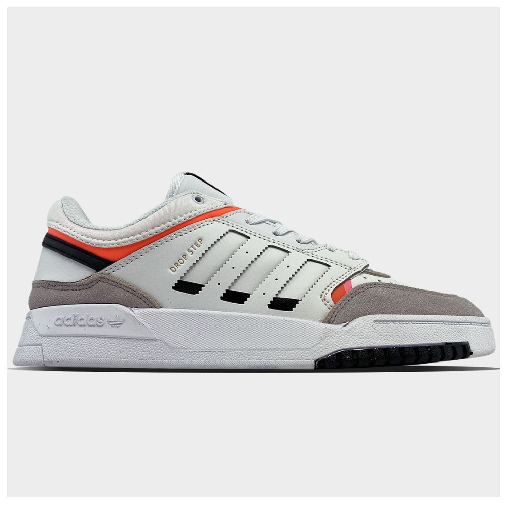 Чоловічі кросівки Adidas Drop Step White, білі шкіряні кросівки адідас дроп степ, фото 1