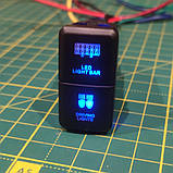 Кнопка Тойота штатна подвійна 39 х 21мм, фото 4