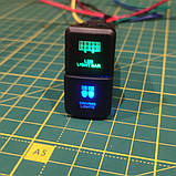 Кнопка Тойота штатна подвійна 39 х 21мм, фото 3