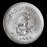 Монета Сомалиленда 10 шиллингов 2006 г. Знак зодиака: Водолей