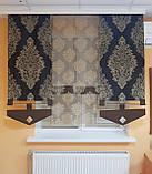 Комплект панельних фіранок Firanka Damask 250см венге (22_4п), фото 3