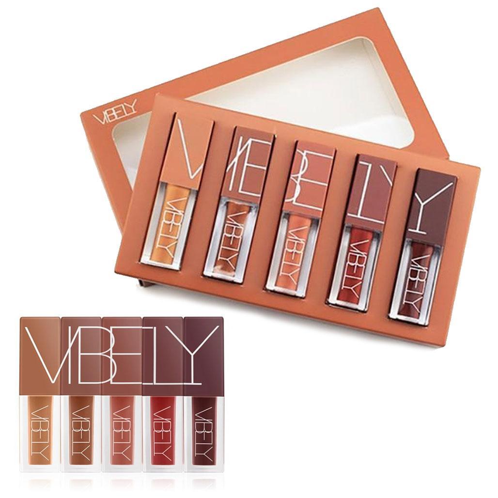 ОПТ Набір матових помад для губ VIBELY Lasting Lip Gloss жіночі на кожен день косметика
