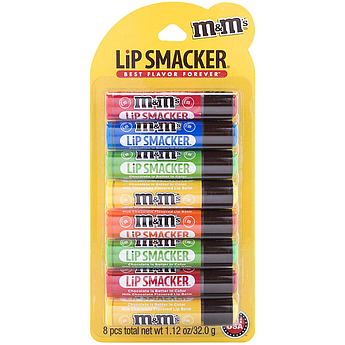 Набір бальзамів для губ Lip Smacker M&m's Lip Balm Party Pack 8 шт