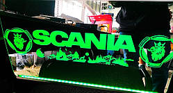 Табличка на задню стінку кабіни вантажного авто, SCANIA 40х60