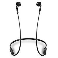 Al Bluetooth гарнітура Moloke S6 Black спортивна бездротова навушники з мікрофоном у вуха Блютуз 5.0