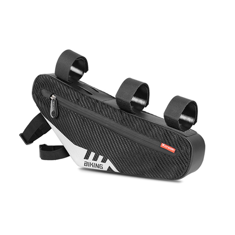 Al Сумка велосипедна багажник West Biking 0707230 Black 2L під раму для ключів на раму