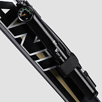 Al Насос велосипедний West Biking 0711068 Ручний з індикатором Black