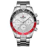 Naviforce NF9147 Silver-White-Red