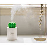 Стильний міні зволожувач повітря, аромадифузер, Кактус, 280мл, фото 5