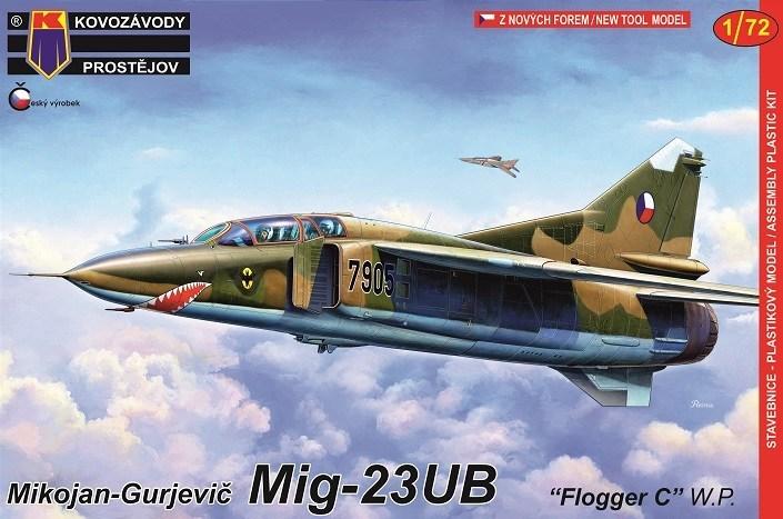 Пластикова модель 1/72 Kovozavody Prostejov 0140 радянський винищувач МіГ-23 УБ „Flogger C“ Warsaw Pact“