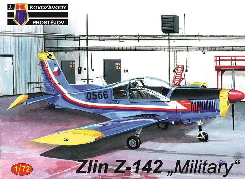 Пластикова модель 1/72 Kovozavody Prostejov 0143 чехословацький літак Zlin Z-142 military