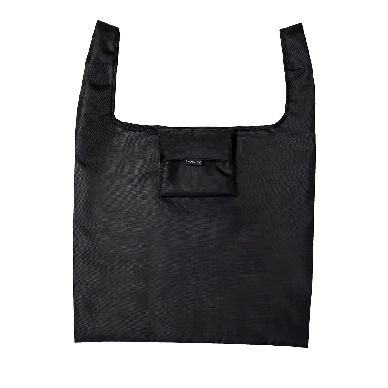 Складна багаторазова сумка шопер чорного кольору VS Thermal Eco Bag
