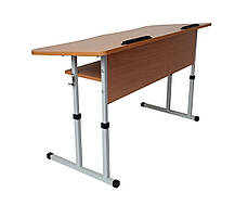 Комплект учнівський 2-місний стіл + стілець (№4-6) Novator KP-2, фото 3