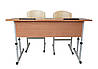 Комплект учнівський 2-місний стіл + стілець (№4-6) Novator KP-2, фото 2