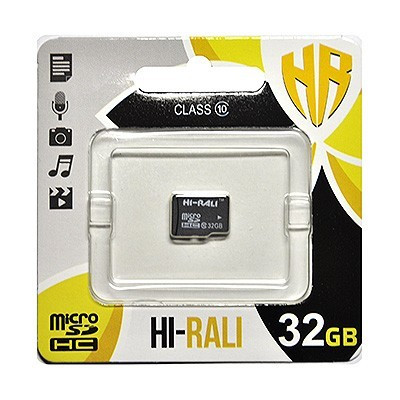 Карта пам'яті micro SDHC Hi-Rali 32GB class 10 Карта памяти, фото 1
