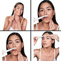Тример жіночий для обличчя Flawless Dermaplane Glo, фото 6