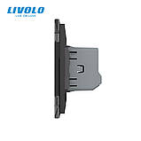 Розумний датчик звуку та світла ZigBee Livolo сірий (VL-C7FCJZ-2IP), фото 4