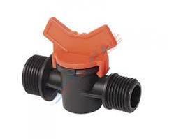 Кран із зовнішньою різьбою 3/4" х 1/2" для садових трубки, стрічки SL-011-14