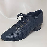 Туфли тренировочные для танцев, латина из натуральной кожи (каблук 4 см.) Унисекс