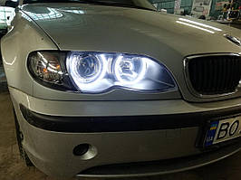 Ангельські очі для BMW E70 LED (2*106 + 2*131 мм)