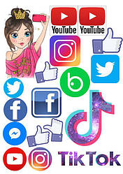 Вафельна картинка "Инстаграмм" - 18