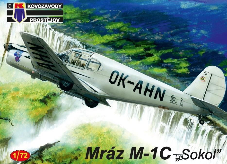 Пластикова модель 1/72 Kovozavody Prostejov 0148 чехословацький літак Mraz M.1 Sokol, фото 1
