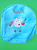 Дошкольный рюкзак Пеппа голубой