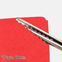 Ножиці фігурні хвиля 7 мм