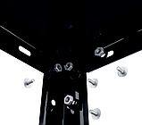 Стелаж РЕК-3, чорний 1500х750х300мм, 35кг, 4 полиці, металевий, для дому, балкону, комори, фото 3