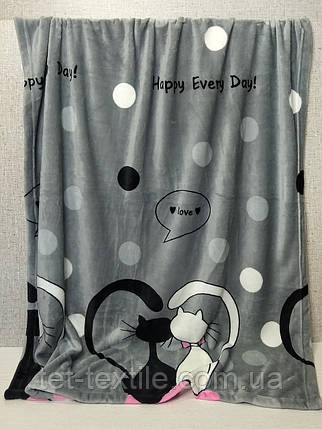 Плед дитячий із мікрофібри ТМ "ТЕТ-Текстиль" 110х140см., фото 1