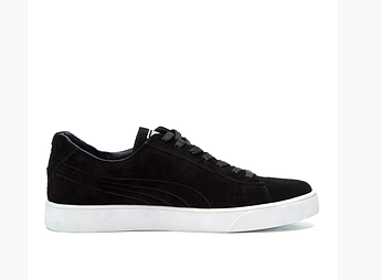 Чоловічі шкіряні кросівки Puma Smash black Suede чорні