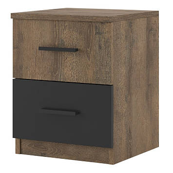 Тумбочка "Лотос-дуб гранж", 2 штуки (Світ Меблів)