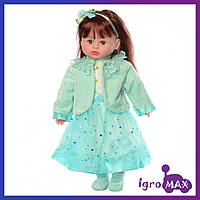 Лялька інтерактивна Маленькка Пана M5422UA, м'яконабиваючи навчальна лялька зелена