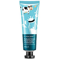 Увлажняющий крем для рук с экстрактом молока Rorec Milk Natural Green Hand Cream, 30г