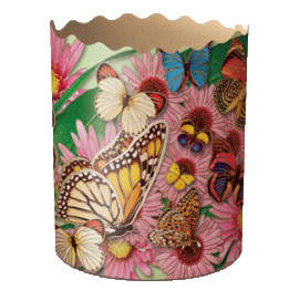 Форма для пасхи паперова "Метелик", форма для випічки паски 130х85 мм, набір 50 шт