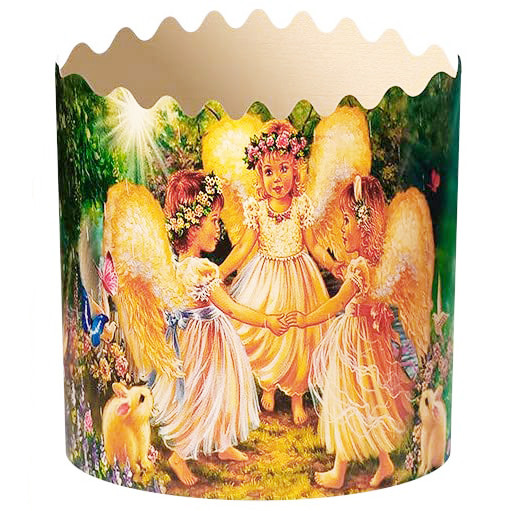 Форма для пасхи паперова, форма для випікання куліча 110х85мм, 300 грамів, набір 50 шт., фото 1