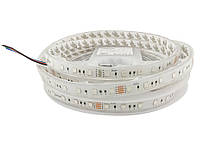 Світлодіодна стрічка RGB 5050-60-IP67-RGB-12-24 RN3260AP 24 вольт 14.4 Вт герметична  Рішанг 14536