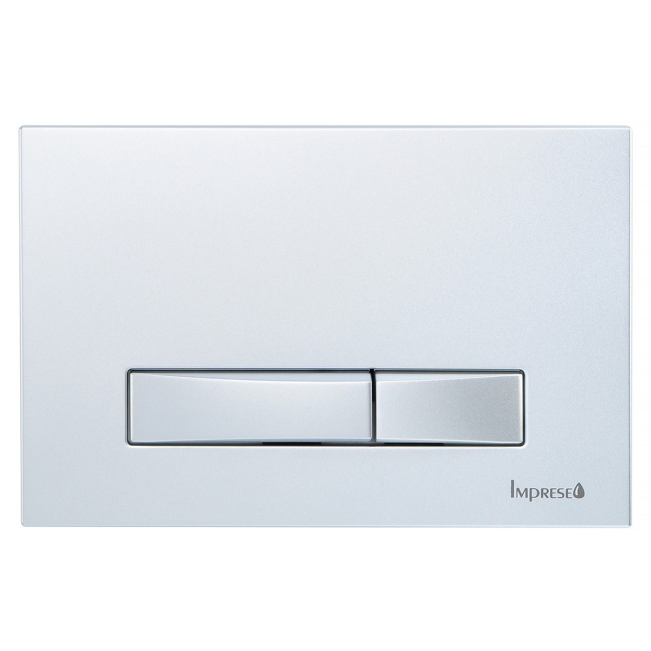 Змивна клавіша для інсталяції IMPRESE i7114PS подвійна матована хром 82648, фото 1