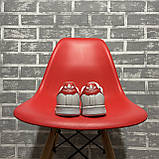 Кросівки Adidas Stan Smith White Red, білі шкіряні кросівки адідас стен сміт стан, фото 9