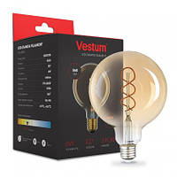 Филаментная LED лампа Vestum filament "винтаж" golden twist G125 Е27