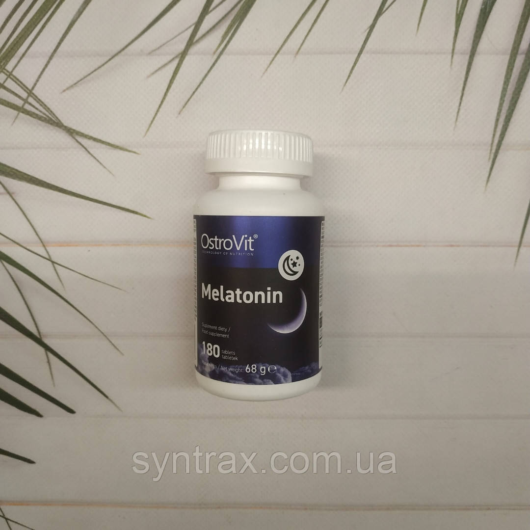 Ostrovit Melatonin 180 tab 1 mg, мелатонін