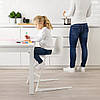 Дитячий стільчик зі стільницею для годування малюка IKEA LANGUR білий ІКЕА ЛАНГУР, фото 7