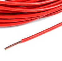 Провод ПВАМ 0.50 мм² автомобильный термостойкий ДКЗ 100м Красный