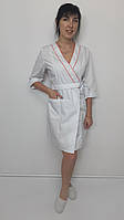 Жіночий медичний халат Бель бавовна три чверті рукав