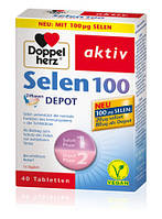 Вітаміни Doppelherz Selen 100 Доппельгерц Селен 100 для щитовидної залози, нервової системи