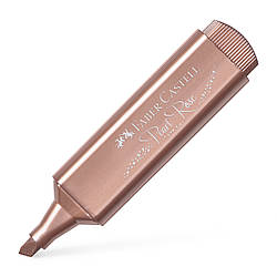 Маркер-судинчик Faber-Castell Highlighter TL 46 Metallic Pearl Rose, колір рожевий металік, 154626