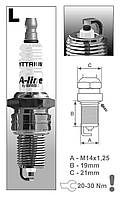 Свечи зажигания 2101-2107, 2108-21099, 2110-2112, 2121 A-LINE 4 (8 кл) (к-кт 4 шт) BRISK