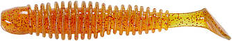 Силикон Reins Bubbring Shad 3" 566 Motor Oil Red Flake (8 шт/уп.) (41360)