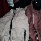 Куртка жіноча на блискавці з кишенями, фото 4