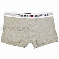 Мужские трусы Tommy Hilfiger, материал хлопок, цвет серый